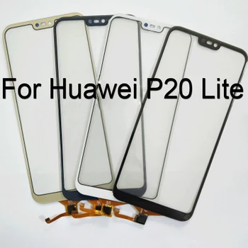 Pre Huawei P20 Lite Touch Panel Obrazovky Digitalizátorom. Sklo Senzor dotykovej obrazovky Touch Panel S Flex Kábel Nahradenie huaweip20lite