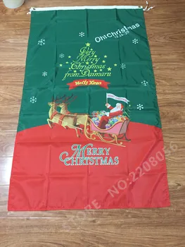 3X5FT Nový Rok Veselé Vianoce vlajka vonkajšie Santa Claus dekoratívne banner doprava Zadarmo 100D