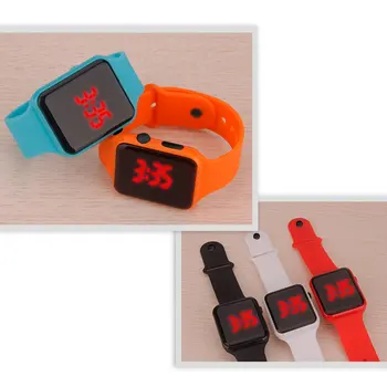 Digitálne Hodinky pánske dámske Športové LED Hodinky Silikónové Elektronické Farebné náramkové hodinky Elektronické Hodiny digitálne Módy Hodiny