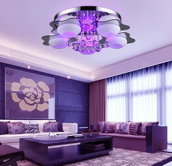 LED kvet kvet umenie stropné svietidlo Farba LED lampa korálky domov obývacia izba, spálňa štúdia stropné svietidlo AC110-240V