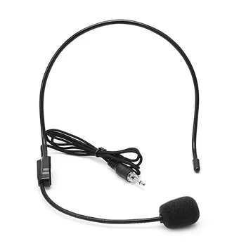 3,5 mm Káblové pripojenie Mikrofónu Hlas Zosilňovač Headset Studio Konferenčné Reči Reproduktor