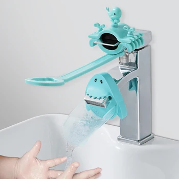 Novo Cartoon Kohútik Extender Vody Sprievodca Sklzy Splash Proti Vodné Trysky Extender Umývadlo Rukoväť Extender