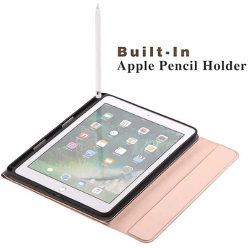 Klávesnica Kožené puzdro s podsvietením Folio Kryt Bezdrôtová Bluetooth Klávesnica pre iPad 10.2 2019 VDX99