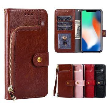 PU kožené multifunkčná peňaženka telefón prípade držiteľa karty pre OPPO Realme X50 Pro 5G/OPPO Realme Q phone bag stojan, puzdro fundas