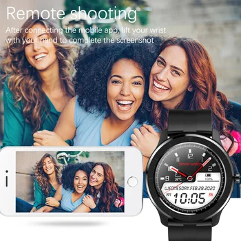 NOVÉ Inteligentné hodinky 1.28 palcový full circle plne dotykový AI vlastné dial ekg ppg zdravej športovej módy diaľkové ovládanie selfie smartwatch