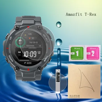Pre Huami Smart Hodinky Nové Tvrdené Sklo Ochranný Film Tvrdeného TPU Úplné Pokrytie Screen Protector Pre Amazfit T-REX Smartwatch