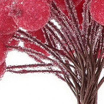 Simulácia Berry Vianočný Stromček Visí Prívesok Dekorácie Červená/Umelé Cherry pre Darčeka Svadobné Party