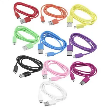 Multicolor USB Kábel Rýchle Nabíjanie Mobilného Telefónu, Dátový Kábel, Nabíjačka Krátke Micro USB Nabíjanie Údajov Organizátor