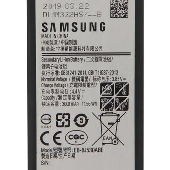 Samsung Náhradná Batéria EB-BJ530ABE Pre Samsung GALAXY 2017 Edition J5 SM-J530F J530F J530G Autentické Telefón Batéria 3000mAh