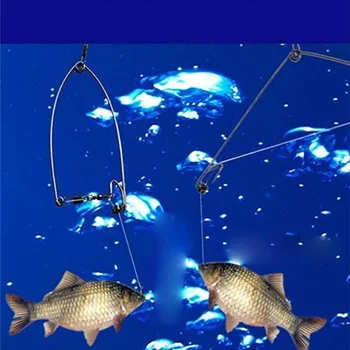 Automatické Rybárske Háčiky Spúšť Lenivý Nehrdzavejúcej Ocele Jar Fishhook Návnadu Chytiť Vyhadzovanie Katapult Plnej Rýchlosti Rybárske Príslušenstvo