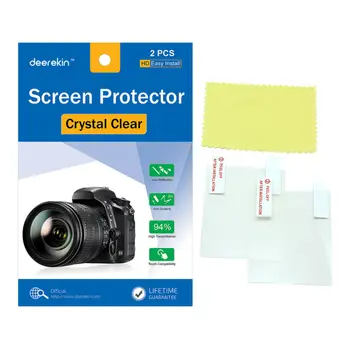 2x Deerekin LCD Screen Protector Ochranná Fólia pre Fujifilm X100S X100 X10, X20 X-E1 XE1 Digitálneho Fotoaparátu
