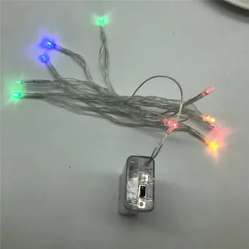 10 / 20 / 40 / 80 AA batérie powered LED reťazec svetlá na Vianočné Girlandy Strany Svadobné Dekorácie Vianočné flasher Víla