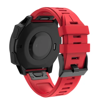 20 mm Watchband Popruh pre Garmin Fenix 6S Pro Sledovať Rýchle Uvoľnenie Silikónové Jednoduché Uchytenie potítka Popruh Pre Garmin Fenix 5S/5S Plus