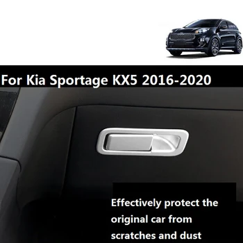 Pre KIA Sportage KX5 2016-2020 Auto Chrome Vnútra Rukavice obal Dvere Chytiť Rukoväť Výbava stredovej Konzoly Príslušenstvo