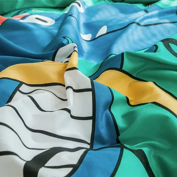 2020 Nové Bavlna Cartoon dinosaura posteľná bielizeň Nastaviť Mäkké Obliečky Kryt Nastaví Posteľ List obliečky na Vankúše Jeden Plný Kráľovná Veľkosť 3/4Pcs