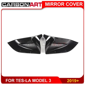 Spätné zrkadlo pokrytie Pre Tes-la model 3 príslušenstvo/auto telsa model 3 model 3 tes-la tri tes-la model 3 uhlíka/accessoires