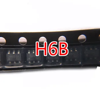 10PCS Hodváb obrazovke H6B PNP+NPN kompozitné dvojité triode patch šesť stôp 6 stôp VS-6 SOT-163/23-6