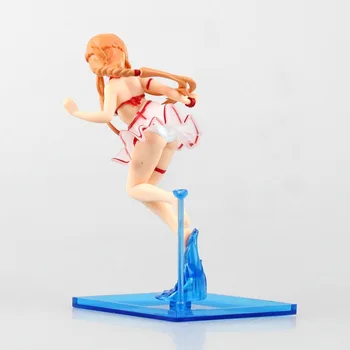 14 cm Sword Art Online Asuna Asada Shino Anime Sexy Dievča Obrázok Plavky Dospelých PVC Akcie Obrázok Zber Model Hračky Bábika Darček