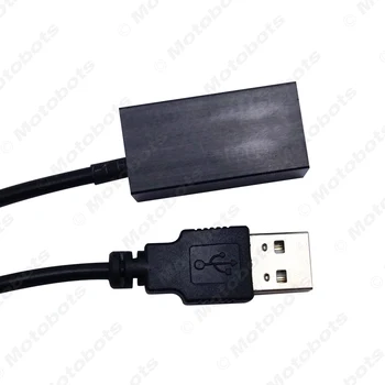FEELDO 20Pcs USB, AUX Rozšírenie Adaptér Kábel Drôt Pre MITSUBISHI Outlander/ASX/Lancer Ďalšieho OEM Hlavu Jednotka Audio Media Syste