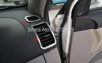 4pcs auta dekoratívne zásuvky okno klimatizácia ventilačné dekoratívne nehrdzavejúcej ocele rám pre 2013-2016 pre Mitsubishi Pajero Sport