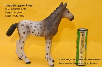 Horúce hračky: Knabstrupper Hríb Kôň simulačný model Zvierat deti hračky pre deti, vzdelávacie rekvizity