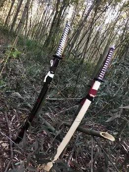Žehlička Tsubou*Samuraj Meč T10 Ocele Hliny Tvrdeného Skutočné Japonské KATANA Full Tang Britva Ostrosť Bitka Pripravený Pre Rezanie