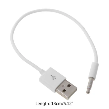 USB 3,5 mm Synchronizáciu Údajov Nabíjací Kábel, Adaptér pre Apple iPod Shuffle 2. X6HA