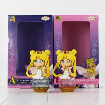 11 cm Q verzia Sailor Moon Princess Pokoj Obrázok Tsukino AB PVC Akcie Obrázok Zberateľskú Model Bábiky