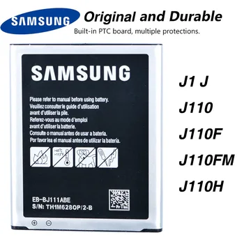 Pôvodné Samsung EB-BJ111ABE Batérie Pre Samsung Galaxy J1 J Ace J110 SM-J110F J110F J110FM J110H 1800mAh