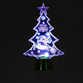 Led Tabuľka 3D Lampa Farebné 3D Nočné Svetlo Vianočné Ozdoby Darček Pre Detská Izba