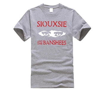 Siouxsie And The Banshees T Shirt Grafický Dizajn Bežné Bavlnené Tričká Krátke Rukávy Bavlna t-shirt Móda