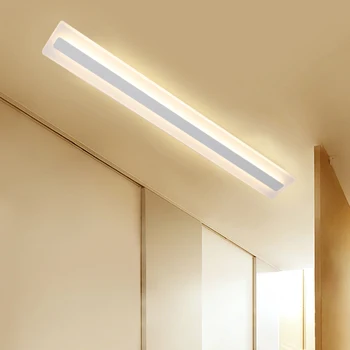 Dlho-tvarované stropné svietidlo moderný minimalistický LED spálňa akryl stropné svietidlo štúdia lampa obývacia izba, predsieň, vstup svietidlá led