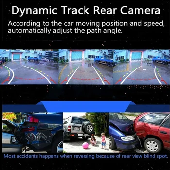 Zálohovanie Chodu Dynamickú Líniu, parkovacia Kamera pre Mercedes Benz W204 W212 W221 S Cl Nočné Videnie, HD CCD 170 Stupňov