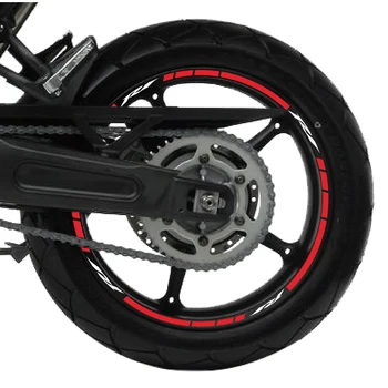 Vysoko kvalitné motocyklové nálepky trend mužov kolesa reflexné dekoratívne otlačkom pneumatiky prúžok film na Yamaha R1 r1