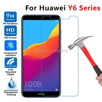 Ochranné Sklo Pre Huawei Y6 Prime 2018 II 2 Pro 2017 Y635 Y 6 6y Y6ii Y6prime Y6pro Tvrdeného Skla Na Obrazovku Film 9h