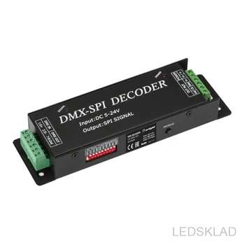 016926 DMX decoder LN-DMX-SPI (5-24V, 170 pix) (ARL, -) 1 pc. Arlight