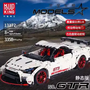 Technic série Nismo GTR GT3 Rýchlosť Závodné Športové Auto Set Model Stavebné kamene, Tehly Model Hračky Fit MOC-25326