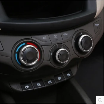 3ks/set Klimatizácia upraviť tepla Spínača AC Gombík prípade pre Chevrolet Plachta Aveo Lova Iskra,Auto styling