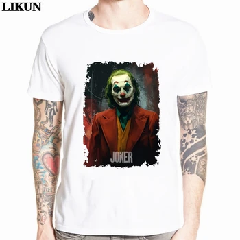 Joker Joaquin Phoenix vtipné tričko mužov 2019 nová biela bežné homme cool antihrdina tričko streetwear pánske tričko S-5XL