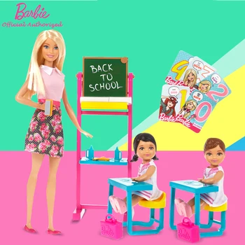 Barbie Povoliť Značky Najnovšie Sny Učiteľ angličtiny Prácu v Triede pre Študentov A Pre Dievčatko Darček k Narodeninám Barbie Boneca FFB19