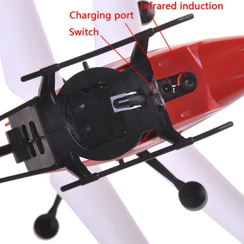 Mini RC bezpilotné Lietajúce RC Vrtuľník, Lietadlo dron Indukčné Diaľkové Ovládanie drone dron Crash Gyro Odolný RC Deti Hračky NOVÉ