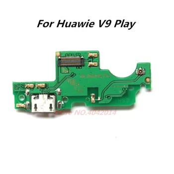 2 ks Originál USB Nabíjací port Dock modul+Mikrofón Flex kábel Pre Huawei V9 Hrať konektor Nabíjačky Konektor Náhradné