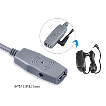 Predlžovací Kábel USB USB2.0 Signálu Zosilňovač Adaptér mužmi a Rozšírenie Údajov v Súlade S LED Svetlo, Postavený V Čipu Pre Tlačiarne
