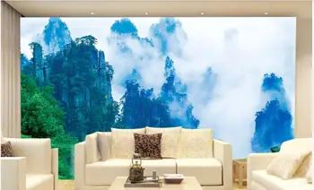 3d tapety vlastné fotografie nástenná maľba na stenu Čínsky štýl mountain cloud scenérie domova stenu papier pre obývacia izba