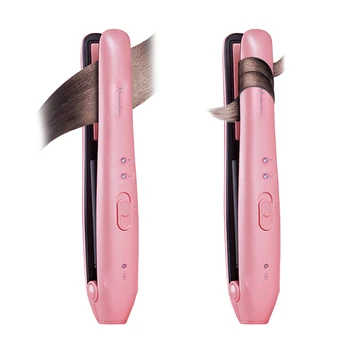 Bezdrôtové Hair Straightener 2 V 1 Nabíjateľná kulma Ružové Vlasy, kulmy na vlasy, Žehličky Železnej Lady DIY Styling Zariadenia 40D