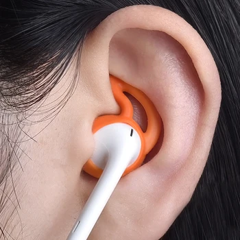 4Pcs In-Ear Eartips Slúchadlá Slúchadlá Prípade Pokrytie Pokožky pre AirPods iPhone 7