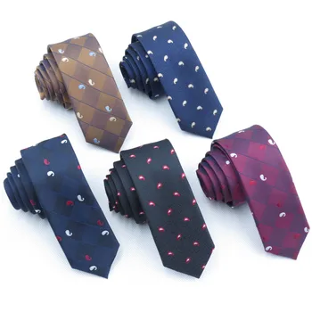 5CM kravaty, pánske kravata, u mužov úzke kórejský Edition kravatu, módne viacfarebná kešu kvet pokutu, kravaty, pánske strane väzby