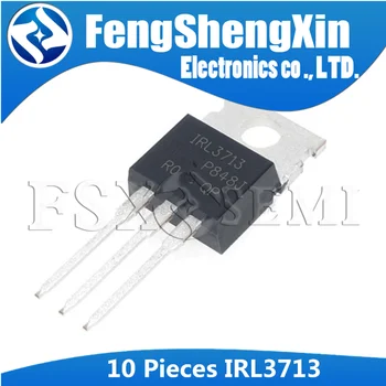 10pcs IRL3713 DO 220 IRL3713PBF TO220 N-Kanálového MOSFET Tranzistorov