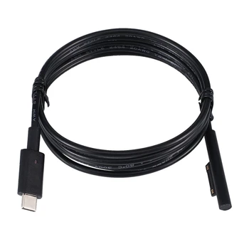 Na Povrchu Konektor na USB-C Napájanie Nabíjací Kábel Kábel 15V/3A netic Plnenie PD Kábel pre Povrchovú Pro 4/3