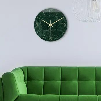 Moderné svetlo luxusné nástenné hodiny mramoru štruktúru hodiny domov spálne dekorácie hodiny akryl lasting tlač Tv dekorácie
